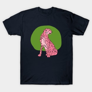 The Fastest One, Pink Edition, Cheetah Design T-Shirt